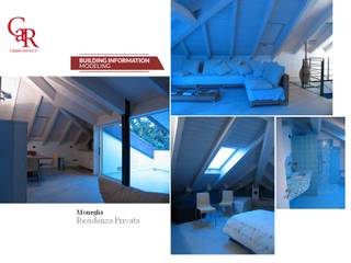 Moneglia, Residenza Privata, CRarchitect CRarchitect 모던스타일 거실