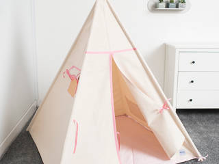 teepee basic , COZYDOTS COZYDOTS Dormitorios infantiles de estilo escandinavo Algodón Rojo