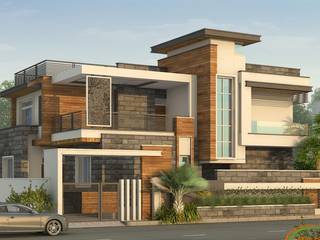 Contemporary Residence, Arch Point Arch Point منزل بنغالي