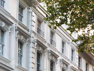 Westbourne Gardens, Notting Hill, London - W2, Brosh Architects Brosh Architects 現代房屋設計點子、靈感 & 圖片 磚塊 White