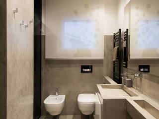Casa D_E, Fermox Solutions Fermox Solutions Modern Bathroom Concrete Grey