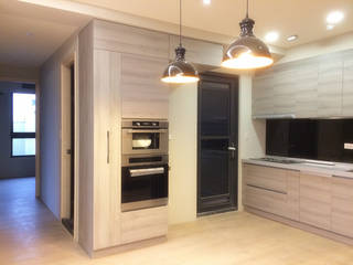 室內設計裝潢-原砌, 解構室內設計 解構室內設計 Modern style kitchen Wood-Plastic Composite