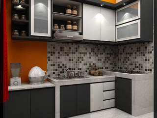 Kitchen Bpk. Indra, SUKAM STUDIO SUKAM STUDIO Dapur Minimalis