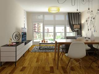 Simpaş Altınoran (A&E Ailesi Salon), Abb Design Studio Abb Design Studio Minimalist living room