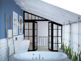 Loft Interior Design Tamriko Interior Design Studio Industrial style bathroom