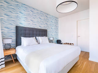 Bairro Alto - Apartamento T2, Sizz Design Sizz Design 北欧スタイルの 寝室