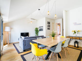 Bairro Alto - Apartamento T2, Sizz Design Sizz Design Столовая комната в скандинавском стиле
