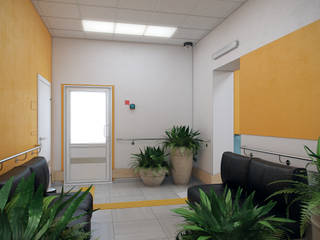 Визуализации школы для инвалидов, Alyona Musina Alyona Musina Commercial spaces