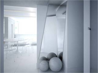 Reforma de apartamento de alto padrão, PLANYTEC CONSTRUÇOES E PROJETOS PLANYTEC CONSTRUÇOES E PROJETOS Modern Gym Limestone White