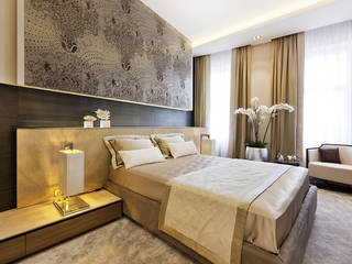 Apartment Design, CONCEPTIONS CONCEPTIONS モダンスタイルの寝室