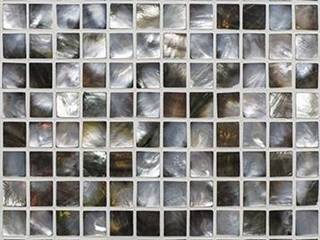 Mother of Pearl Mosaic Tiles, Finwood Designs Finwood Designs Tường & sàn phong cách hiện đại