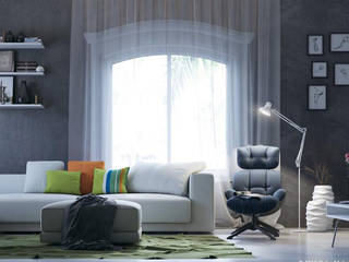 MEDANI MANSION, Belal Samman Architects Belal Samman Architects Modern living room