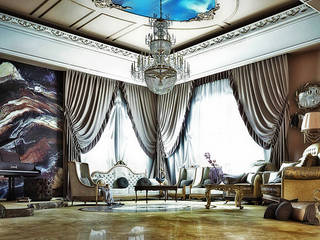 MEDANI MANSION, Belal Samman Architects Belal Samman Architects Living room