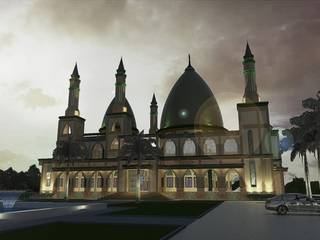 Masjid Raya Persatuan, Besar Studio Arsitektur Besar Studio Arsitektur Tangga