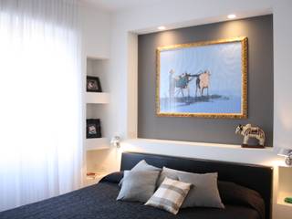gold&grey, studio ferlazzo natoli studio ferlazzo natoli Eclectic style bedroom