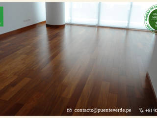 Pisos de Madera sólida, Puente Verde SAC Puente Verde SAC Commercial spaces Wood Wood effect