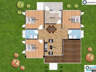 แบบบ้านชั้นเดียวรหัส concept1-14, คอนเซ็ปเอ็นจิเนียร์ริ่ง คอนเซ็ปเอ็นจิเนียร์ริ่ง