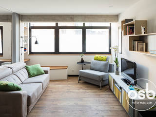 greta y marlene, osb arquitectos osb arquitectos Modern living room