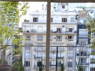 Balcon Recoleta-Bs As- Argentina, Ib - Paisajista Ib - Paisajista Балкон и терраса в стиле модерн