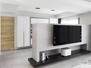 苗栗 - 天合首馥, 禾廊室內設計 禾廊室內設計 Modern living room Marble