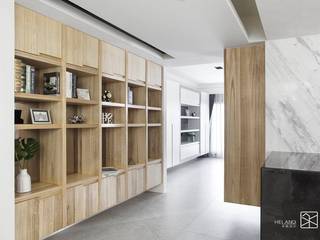 苗栗 - 天合首馥, 禾廊室內設計 禾廊室內設計 Modern style study/office Solid Wood Multicolored