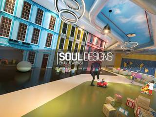 nursery - 6th of October, Soul Designs Soul Designs غرفة الاطفال زجاج