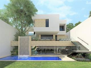 Casa KV, Víctor Díaz Arquitectos Víctor Díaz Arquitectos Hồ bơi trong vườn