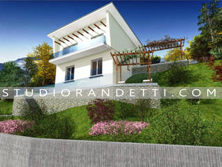 RISTRUTTURAZIONE VILLA LAGO MAGGIORE , STUDIO RANDETTI - PROGETTAZIONE E DESIGN STUDIO RANDETTI - PROGETTAZIONE E DESIGN 別墅