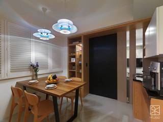 台北 - 中和, 禾廊室內設計 禾廊室內設計 Eclectic style dining room