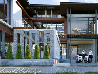 บ้านพักอาศัย 2ชั้น คุณ วีรยุทธฯ อ.แก่งกระจาน จ.เพชรบุรี, fewdavid3d-design fewdavid3d-design Single family home