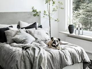Lovely Linen Bettwäsche MISTY von Kardelen, Petit Pont Petit Pont Scandinavian style bedroom Beige