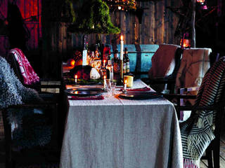 Tischdecken und Servietten aus Leinen von Lovely Linen, Petit Pont Petit Pont Scandinavian style dining room