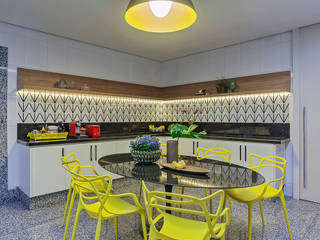 APARTAMENTO S I R, DUBAL ARQUITETURA DUBAL ARQUITETURA Modern style kitchen