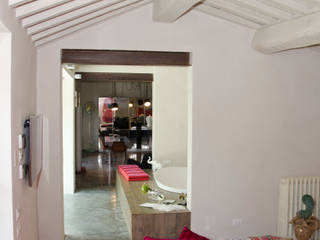 LOFT, architetto andrea zurli architetto andrea zurli Modern Corridor, Hallway and Staircase