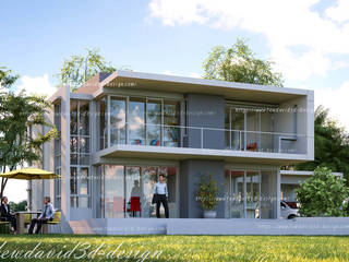 บ้านพักอาศัย 2ชั้น อ.หัวหิน จ.ประจวบคีรีขันธ์, fewdavid3d-design fewdavid3d-design منازل