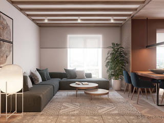 HEYWOOD, Tobi Architects Tobi Architects Salas de estilo minimalista
