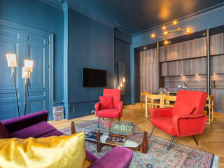 Le Blue Dream, Thomas Marquez Photographie Thomas Marquez Photographie Koloniale Wohnzimmer