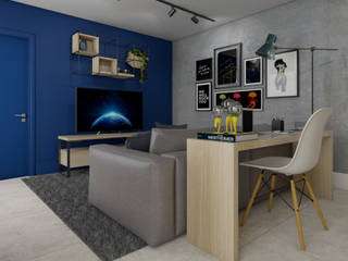 Apartamento Wide Cambui, StudioCS Arquitetura StudioCS Arquitetura Modern living room Concrete