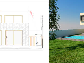 Proyecto casa BL piedra roja - Chicureo., MJO ArqDesign MJO ArqDesign