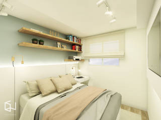 Apto. Guarulhos , Studio Monfre Arquitetura Studio Monfre Arquitetura Modern style bedroom