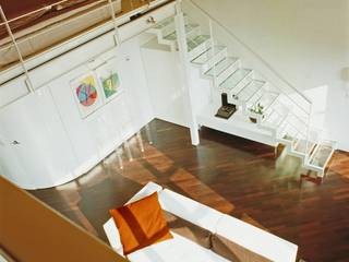 Appartamento 65 mq., DELFINETTIDESIGN DELFINETTIDESIGN Phòng khách Gỗ White