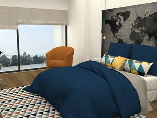 Arquitectura & Design De Interiores Paço De Arcos, No Place Like Home ® No Place Like Home ® Modern style bedroom