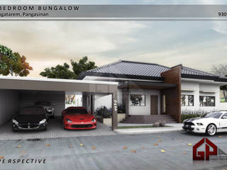4-Bedroom Bungalow, Garra + Punzal Architects Garra + Punzal Architects Бунгало
