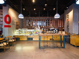 Espresso Lab Mağazalar , Doğaltaş Atölyesi Doğaltaş Atölyesi Commercial spaces Ladrillos Rojo