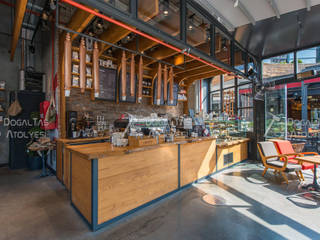 Espresso Lab Mağazalar , Doğaltaş Atölyesi Doğaltaş Atölyesi Rustic style museums Bricks Red