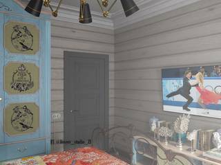 спальня, Diveev_studio#ZI Diveev_studio#ZI Eclectic style bedroom