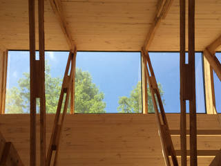 Cabaña de las Chimeneas de Luz, 2712 / asociados 2712 / asociados Lean-to roof لکڑی Wood effect