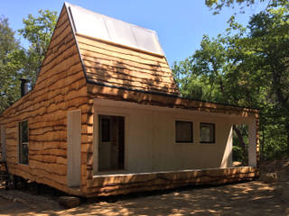 Cabaña de las Chimeneas de Luz, 2712 / asociados 2712 / asociados Bungalows Madera Acabado en madera