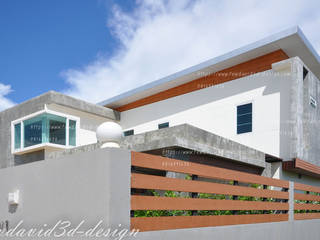 บ้านพักอาศัย2ชั้น modern loft จ.ฉะเชิงเทรา คุณชิตณรงค์ฯ, fewdavid3d-design fewdavid3d-design Modern home