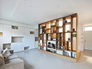 Arredamento Moderno su Misura per Villetta in Brianza , JFD - Juri Favilli Design JFD - Juri Favilli Design Scandinavian style living room Wood Wood effect